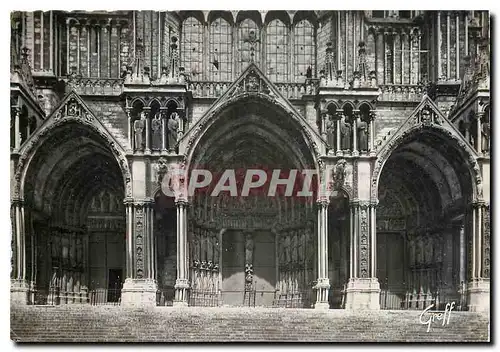 Cartes postales moderne En Beauce Chartres Eure et Loir La cathedrale Porche Sud