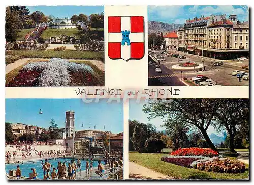 Cartes postales moderne Valence sur Rhone Drome Le Parc Jouvet les Grands Boulevards et la Piscine