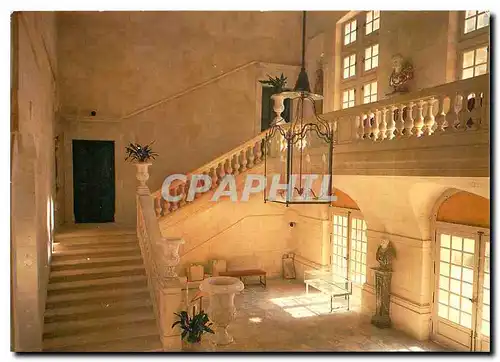 Cartes postales moderne Suze la Rousse Drome Le Chateau feodal L'Escalier d'Honneur