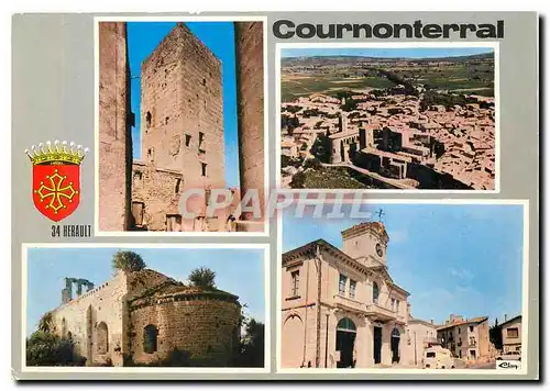 Moderne Karte Cournonterral Herault