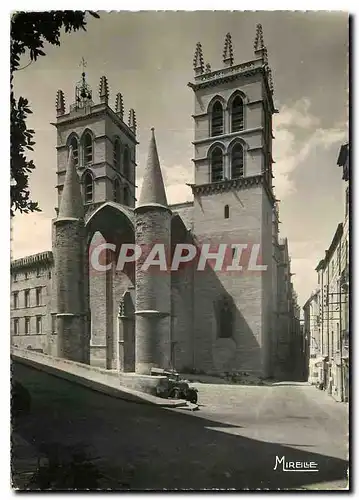 Moderne Karte Montpellier Herault La Cathedrale Saint Pierre