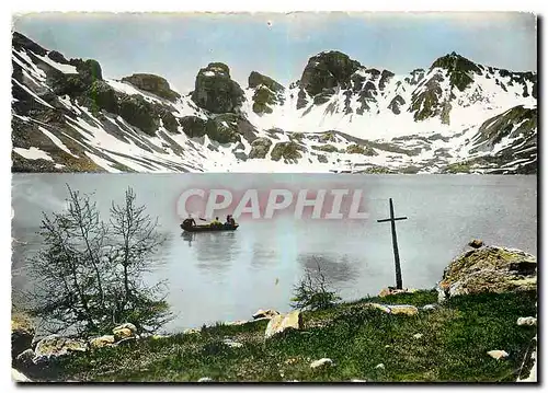 Cartes postales moderne La Route des Grandes Alpes Le Lac d'Allos B A