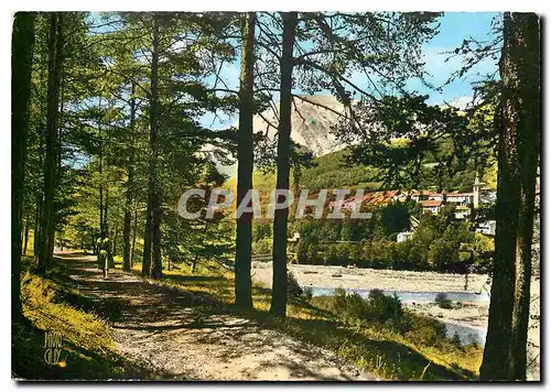 Moderne Karte Beauvezer Basses Alpes Le Chemin du Petit Lac