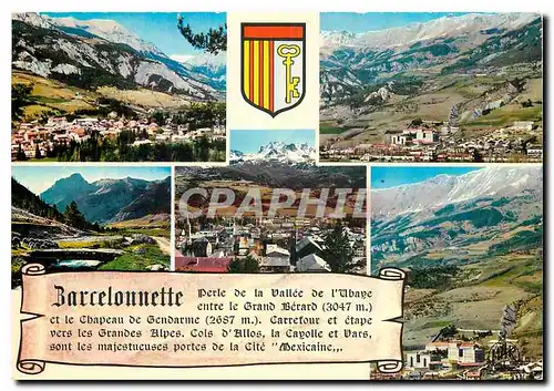 Cartes postales moderne Barcelonnette Alpes de Haute Provence Vue generale Vue sur les Nouveaux Quartiers et les Caserne
