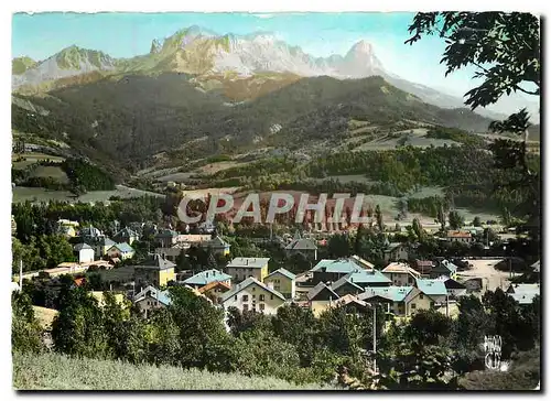 Moderne Karte Barcelonnette B A Vue generale