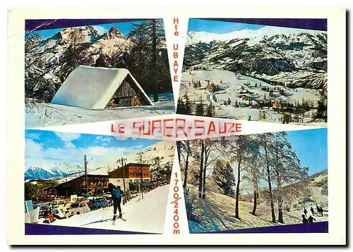 Cartes postales moderne Vallee de l'Ubaye Le Super Sauze