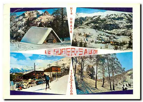 Moderne Karte Vallee de l'Ubaye Le Super Sauze