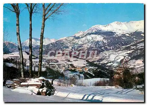 Cartes postales moderne Le Sauze B A Vu de la Route du Super Sauze