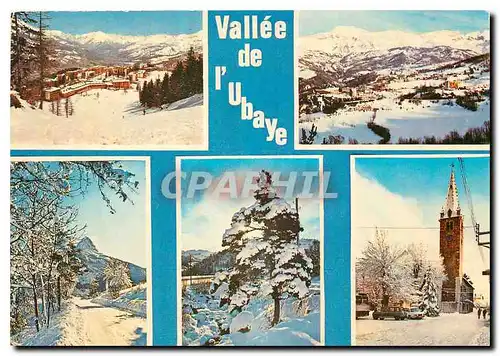 Cartes postales moderne Alpes de Haute Provence La Vallee de l'Ubaye en Hiver