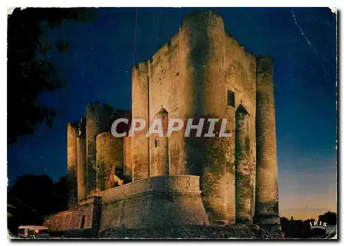 Moderne Karte Niort Deux Sevres Le donjon vu de nuit vestige d'un chateau fort des Comtes de Poitiers