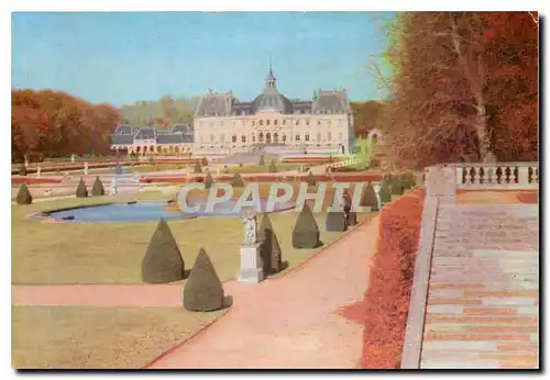 Moderne Karte Chateau de Vaux le Vicomte
