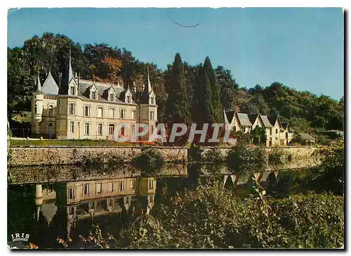 Moderne Karte En Poitou Aux environs de Parthenay Deux Sevres Chateau de Pomperain