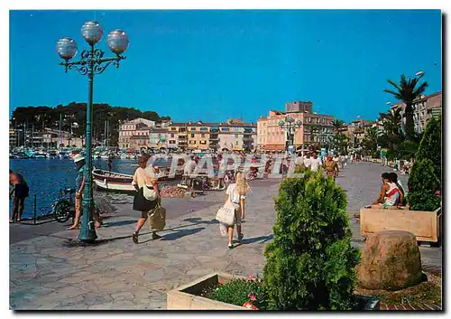 Moderne Karte Sanary sur Mer Les quais