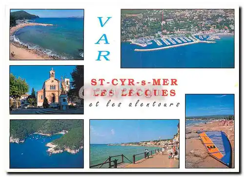 Cartes postales moderne St Cyr Les Lecques la Madgragne et Port d'Alon