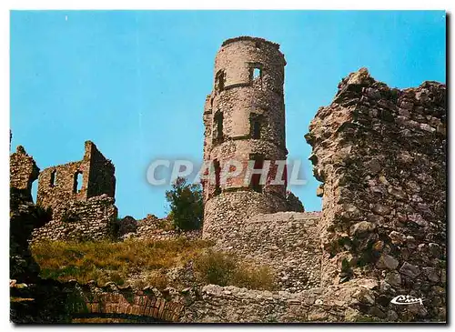 Cartes postales moderne Grimaud Var Les ruines du chateau