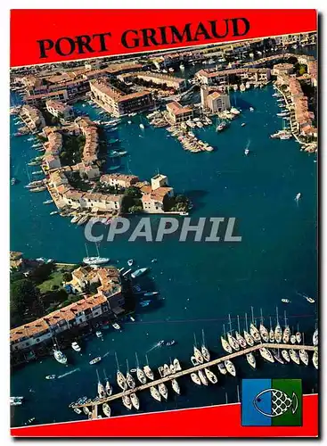 Cartes postales moderne Port Grimaud Var Cite lacustre realisee Etige et Manera S A