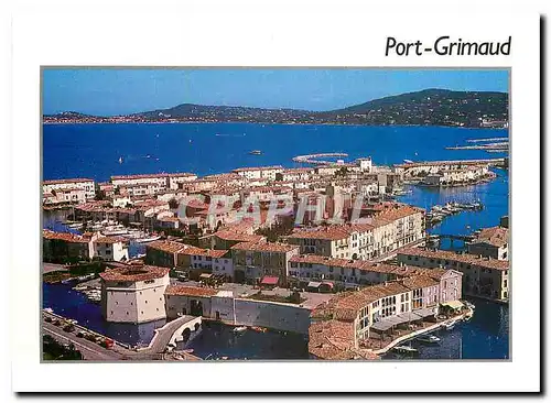 Moderne Karte Port Grimaud Cite lacustre Spoerry