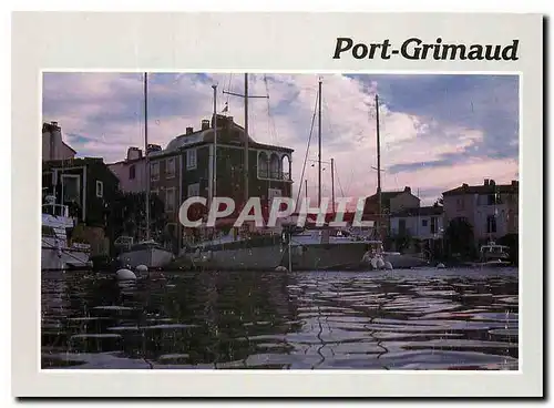 Cartes postales moderne Port Grimaud Var Cite lacustre realisee Etige et Manera S A suivant un projet de Francois Spoerr