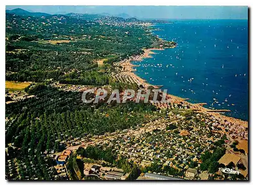 Cartes postales moderne Port Grimaud Var Camping Caravaning Les Praires de la Mer Vue generale aerienne