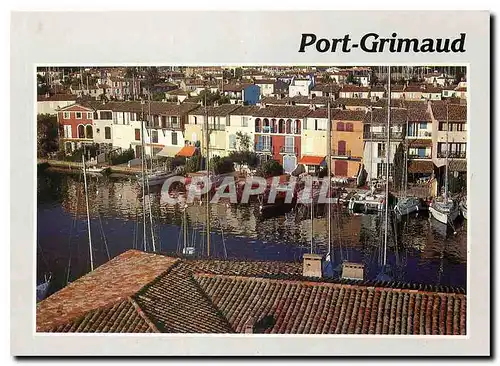 Cartes postales moderne Port Grimaud Var Cite lacustre realisee Etige et Manera S A