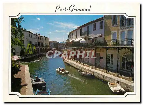 Cartes postales moderne Port Grimaud Var Cite lacustre realisee Etige et Manera S A