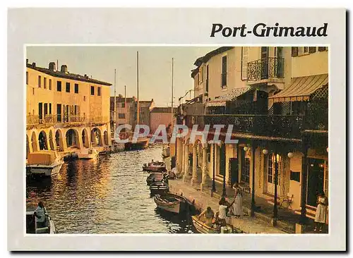 Cartes postales moderne Port Grimaud Var Cite lacustre realisee Etige et Manera S A