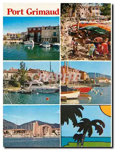 Cartes postales moderne Port Grimaud Var Cite lacustre realisee Etige et Manera S A