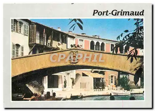 Cartes postales moderne Port Grimaud Var Cite lacustre realisee Etige et Manera S A