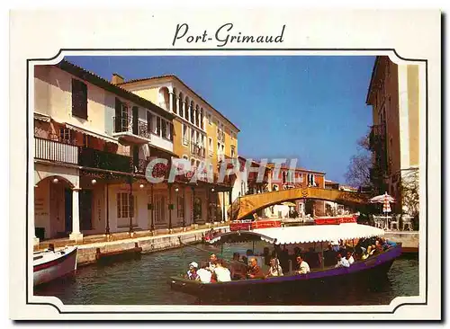 Cartes postales moderne Port Grimaud Var Cite lacustre realisee Etige et Manera S A