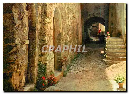 Moderne Karte Couleurs et Lumiere de France La Cote d'Azur miracle de la nature Sainte Agnes Alpes Maritimes L