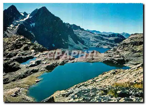 Moderne Karte St Etienne de Tinee Alp Mar Alpes Marit Le lac de Rabuons