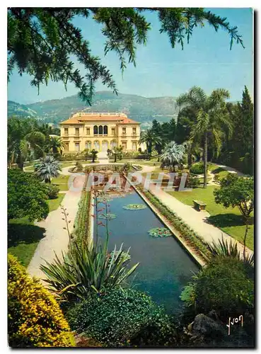 Cartes postales moderne Saint Jean Cap Ferrat A M Villa Musee Ile de France Le Canal du Jardin