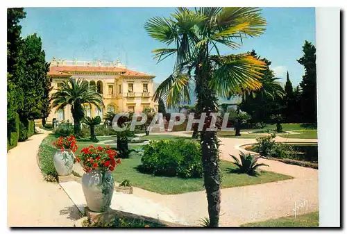 Cartes postales moderne Saint Jean Cap Ferrat A M Villa Musee Ile de France Vue d'une partie du Jardin a la Francaise