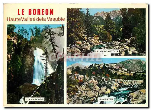 Cartes postales moderne Le Boreon Alpes Maritimes Dans un Merveilleux paysage alpestre au depart de Saint Martin Vesubie