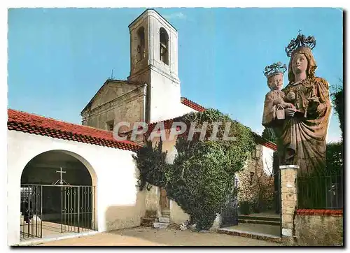 Cartes postales moderne Saint Jean Cap Ferrat Pointe Saint Hospice Statue de la Vierge