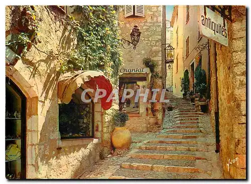 Moderne Karte Couleurs et Lumiere de France La Cote d'Azur miracle de la nature Saint Paul de Vence A M Viille