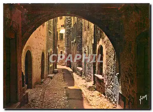 Cartes postales moderne Couleurs et Lumiere de France La Cote d'Azur miracle de la nature Saint Paul Alpes Maritimes Rue