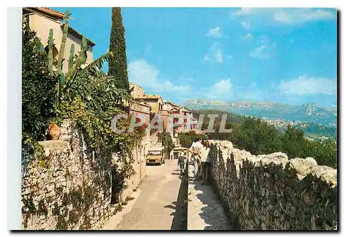Moderne Karte Cote d'Azur St Paul de Vence Murs Medievaux