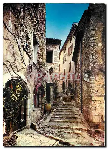 Cartes postales moderne Reflets de la Cote d'Azur St Paul de Vence A M La montee de l'Eglise