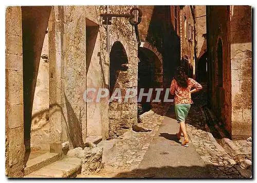 Cartes postales moderne La Cote d'Azur Vieille rue a Saint Paul de Vence