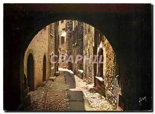 Cartes postales moderne Couleurs et Lumiere de France La Cote d'Azur miracle de la nature Saint Paul Alpes Maritimes Rue