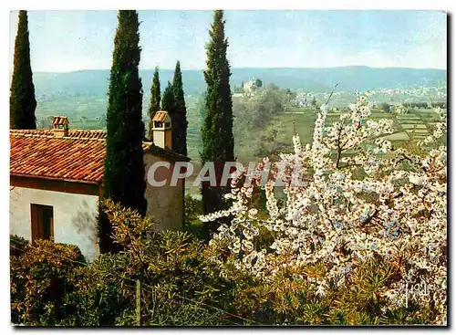 Moderne Karte Couleurs et Lumiere de France La Cote d'Azur miracle de la nature Paysage provencal aux abords d