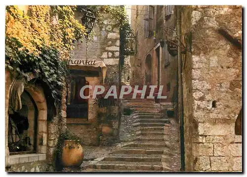 Ansichtskarte AK La Cote d'Azur St Paul de Vence Montee de l'Eglise