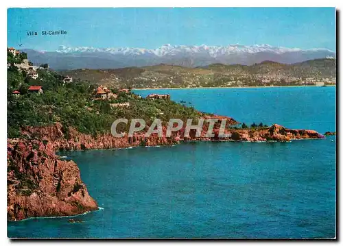 Cartes postales Cote d'Azur Theoule A M Villa St Camille quartier de la Gelere Vue panoramique