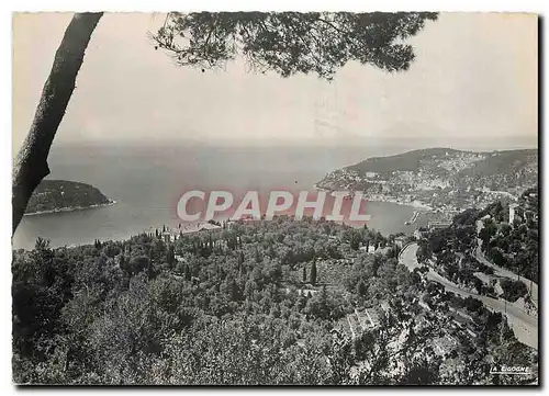 Cartes postales moderne Villefranche sur Mer et la rade vues de la Moyenne Corniche