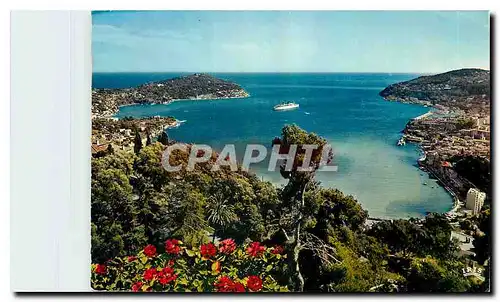 Cartes postales moderne La Cote d'Azur French Riviera La Rade de Villefranche sur Mer le Cap de Nice et le Cap Ferrat