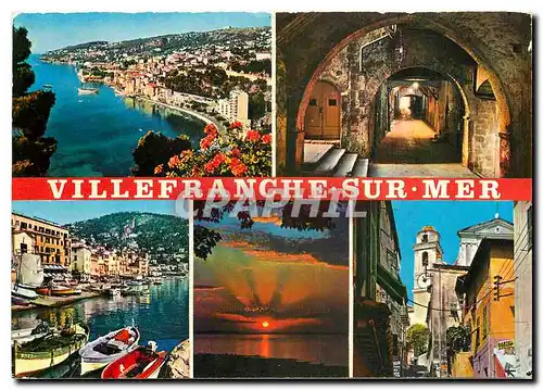 Cartes postales moderne La Cote d'Azur Souvenir de Villefranche sur Mer