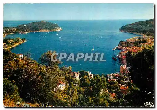 Cartes postales moderne Reflets de la Cote d'Azur Villefranche sur Mer A M La Rade a Droite le Cap de Nice a gauche le C