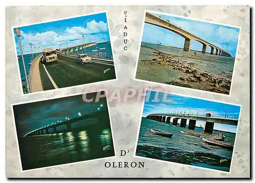 Cartes postales moderne Sur la Cote de Lumiere Le Viaduc d'Oleron