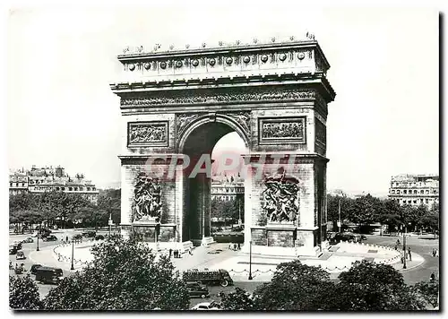 Moderne Karte Paris La Place de l'Etoile